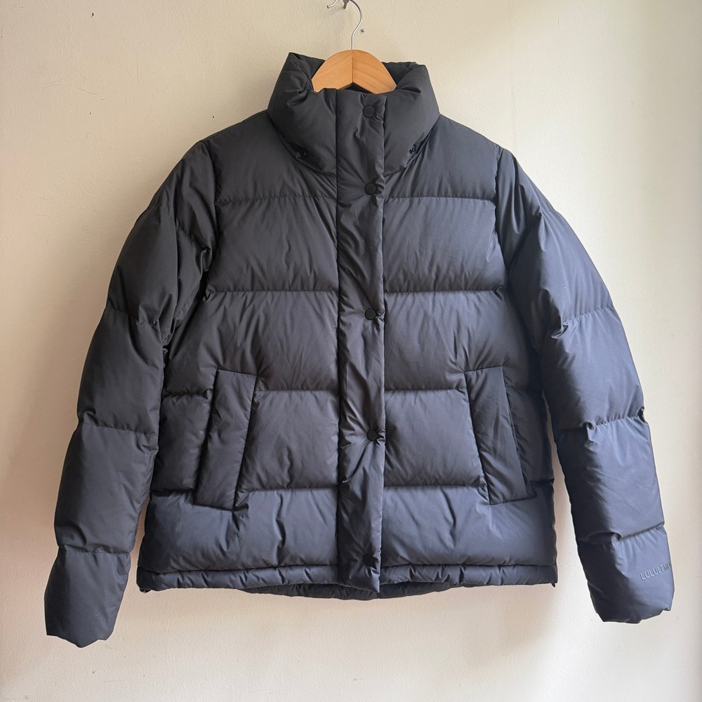Lululemon Wunder Puff Jacket Insulated Puffer Black Size 4 No Hood